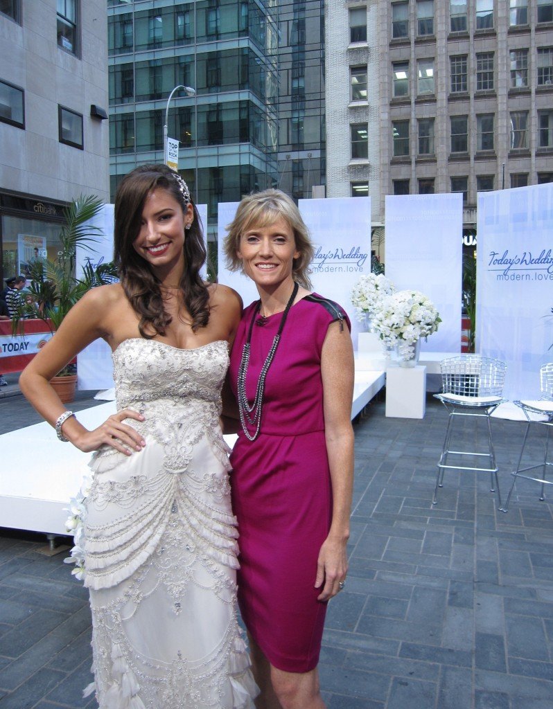 Behind the Scenes Today Show Wedding JLM Couture