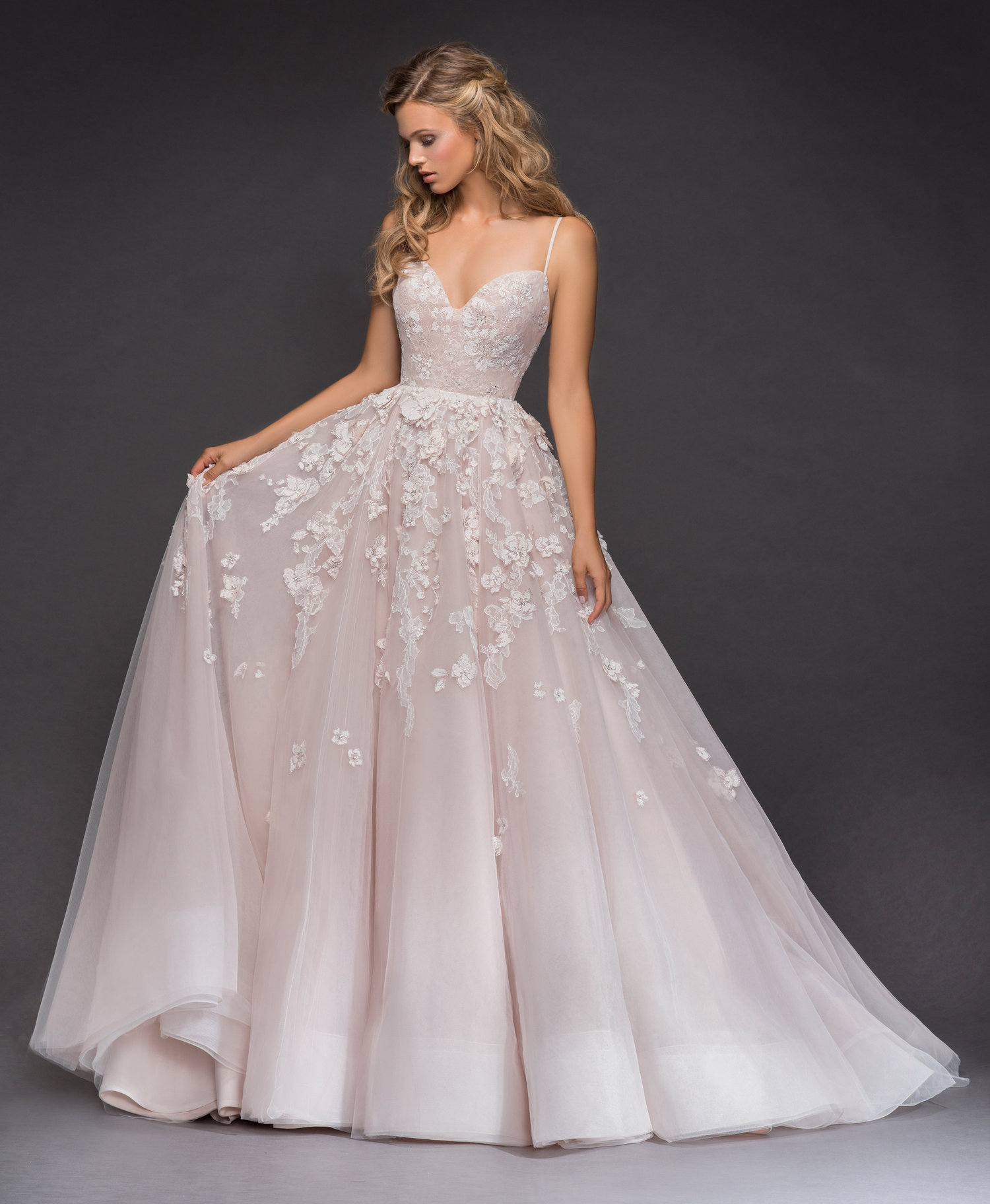 Hayley paige 2025 colorful wedding dress