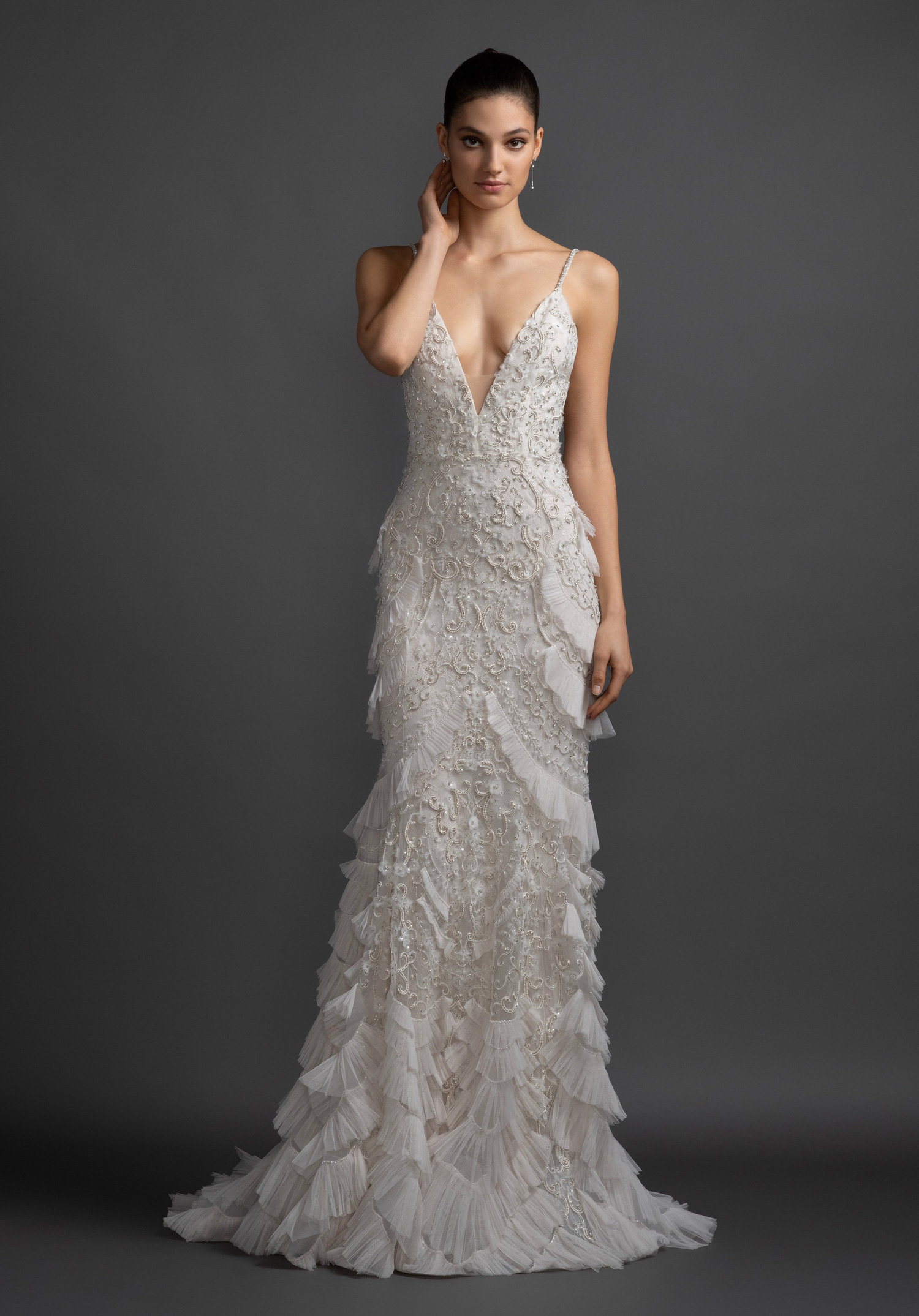 Beaded bridal gowns best sale