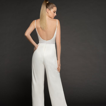 Hayley paige store bridal jumpsuit