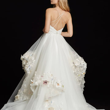 hayley paige flower wedding dress