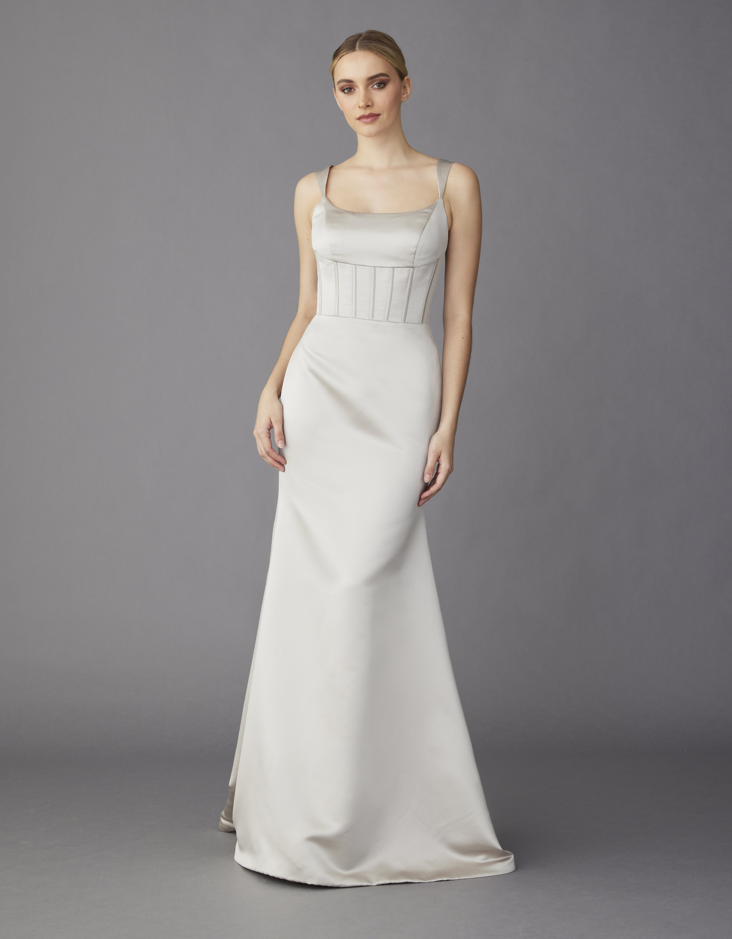 3433 Lazaro Noir Bridesmaid Dresses