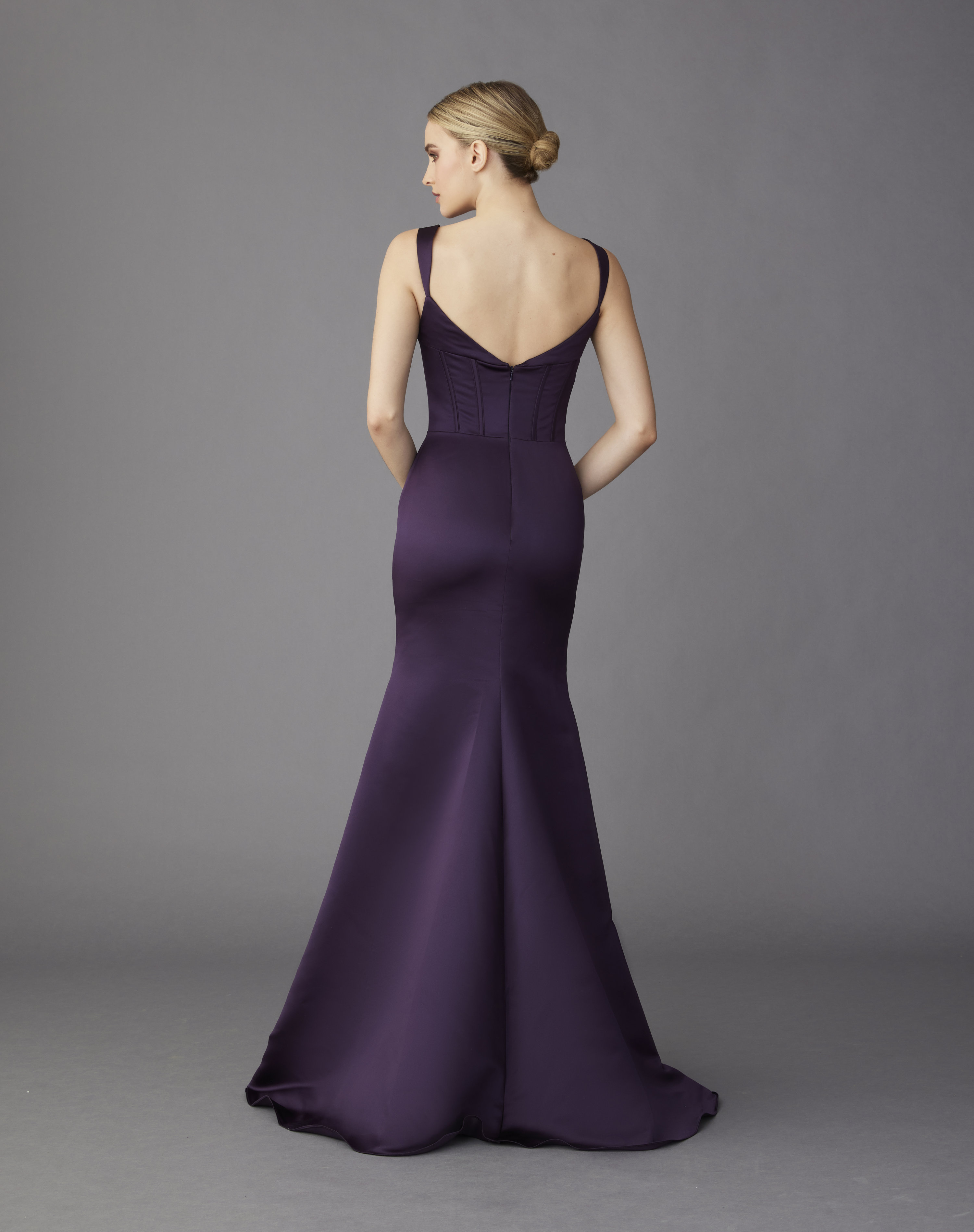 3433 Lazaro Noir Bridesmaid Dresses