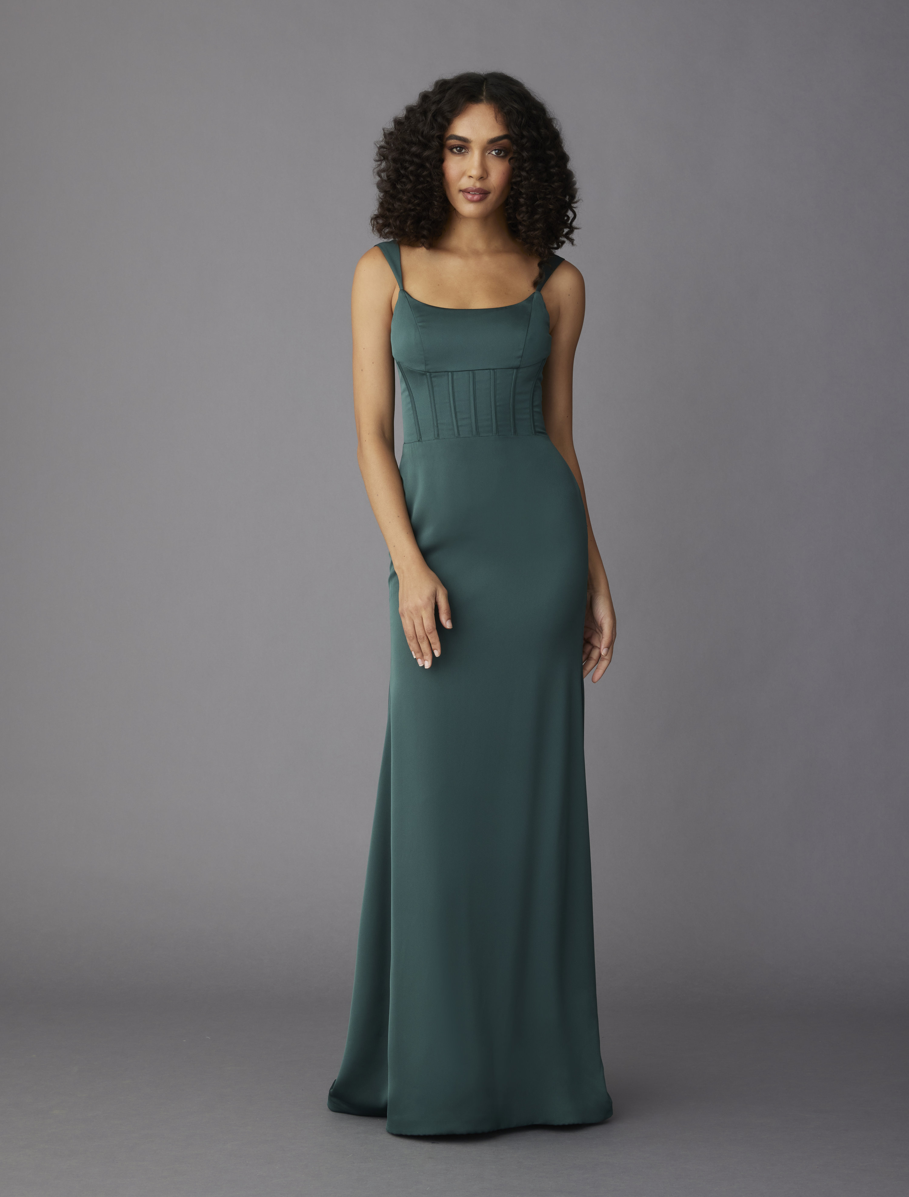 3433 Lazaro Noir Bridesmaid Dresses