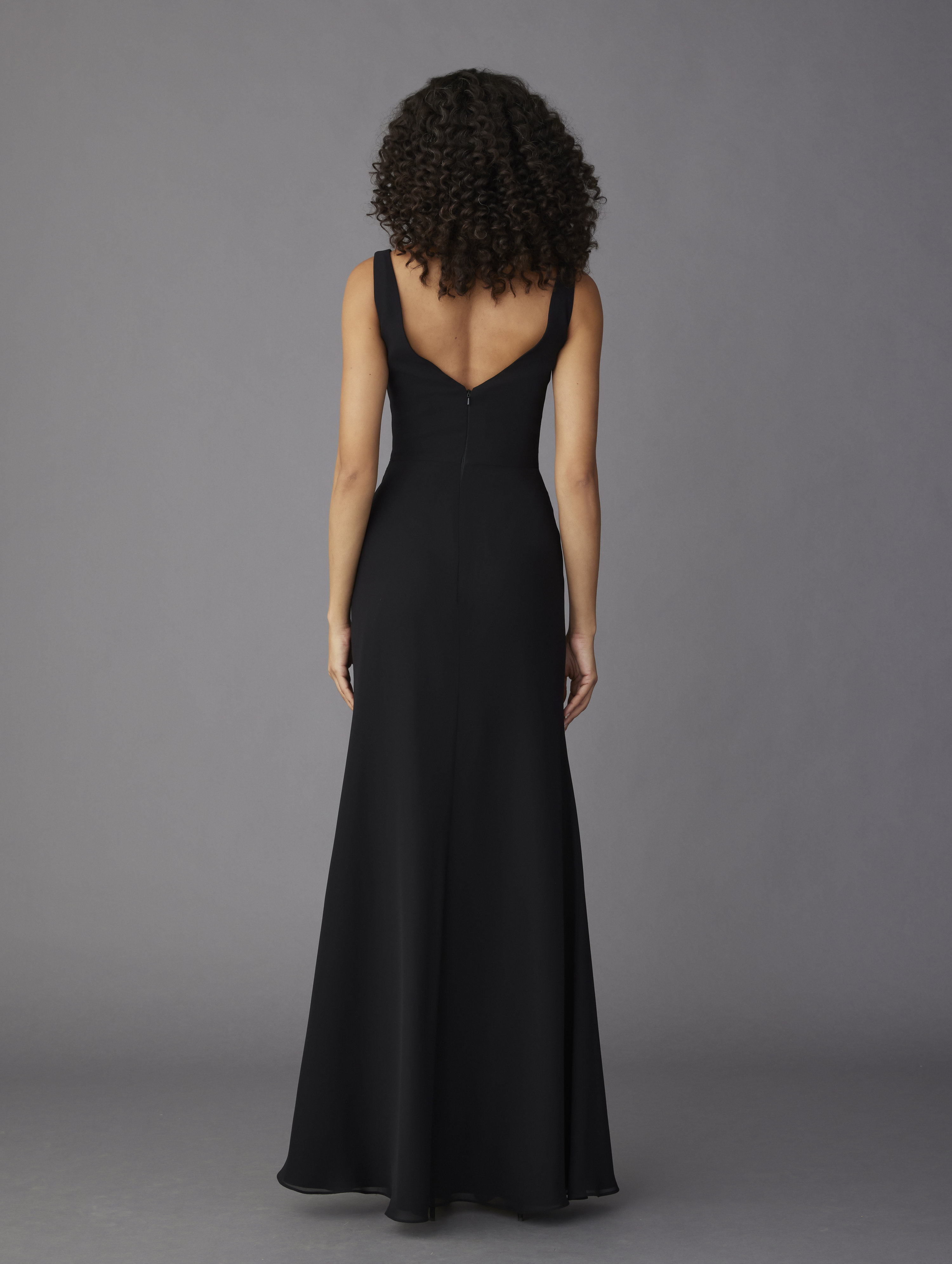 3433 Lazaro Noir Bridesmaid Dresses