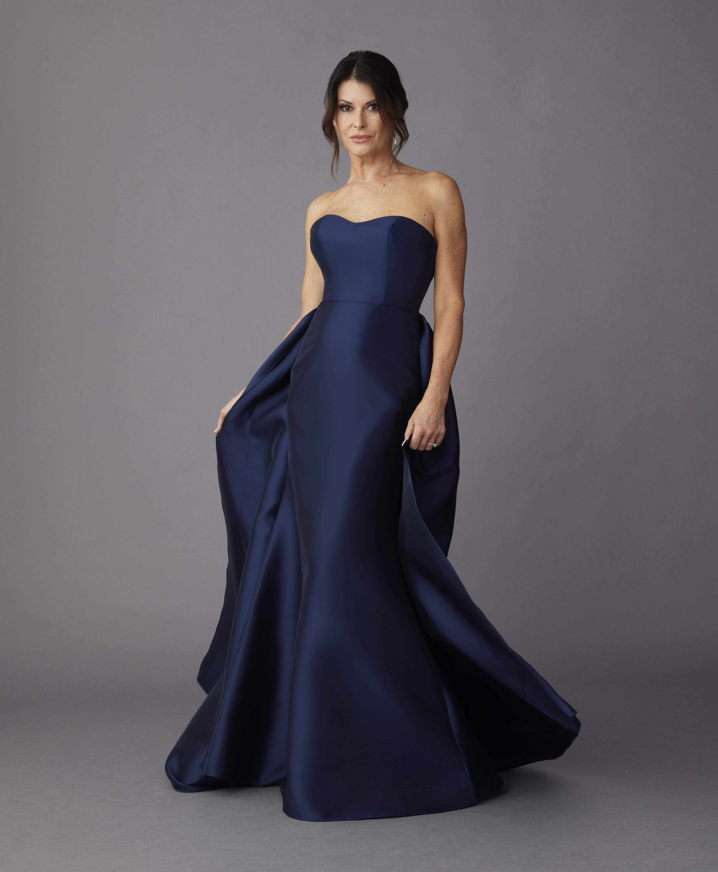 3433 Lazaro Noir Bridesmaid Dresses