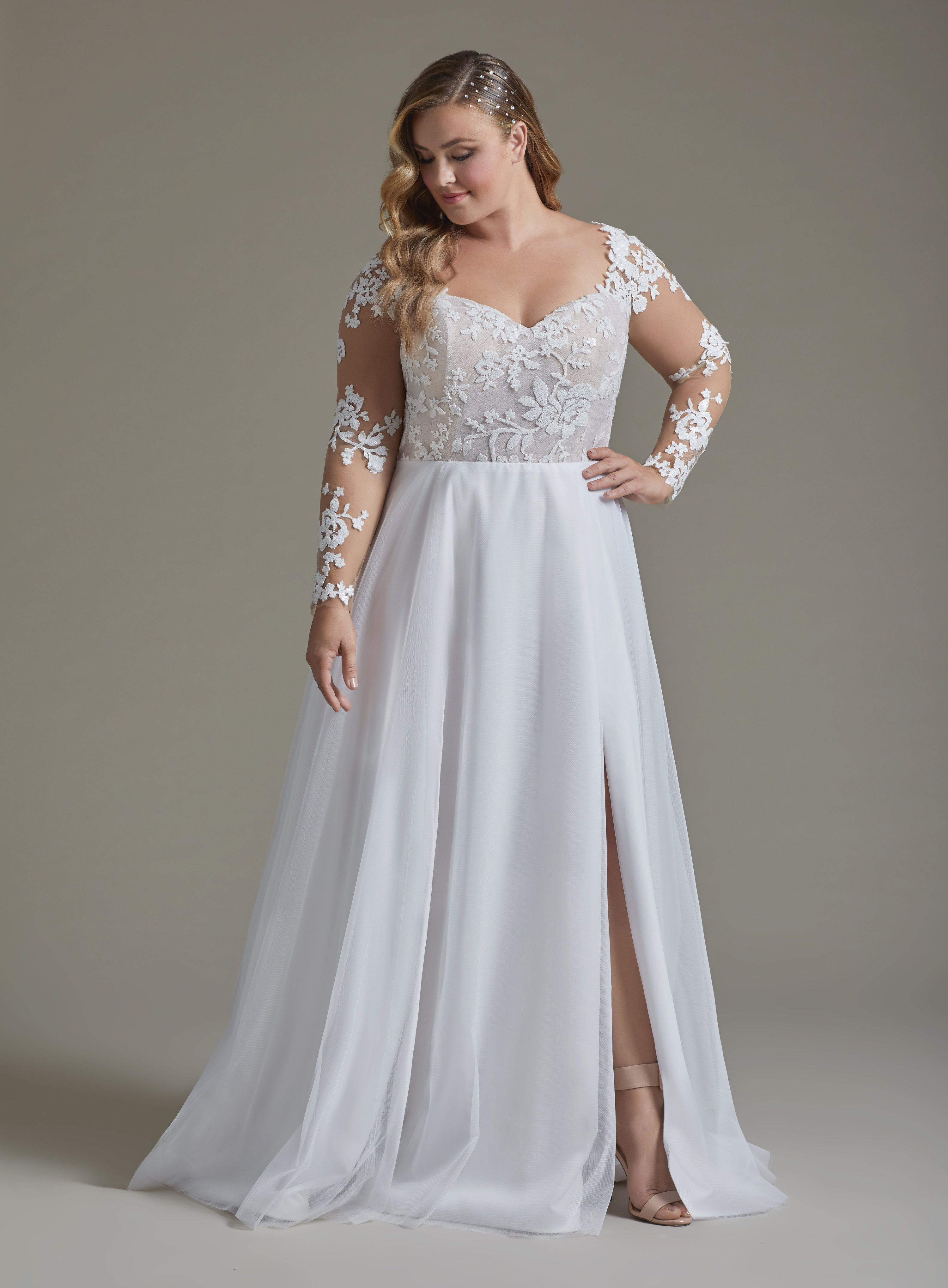 hayley paige plus size bridesmaid dresses