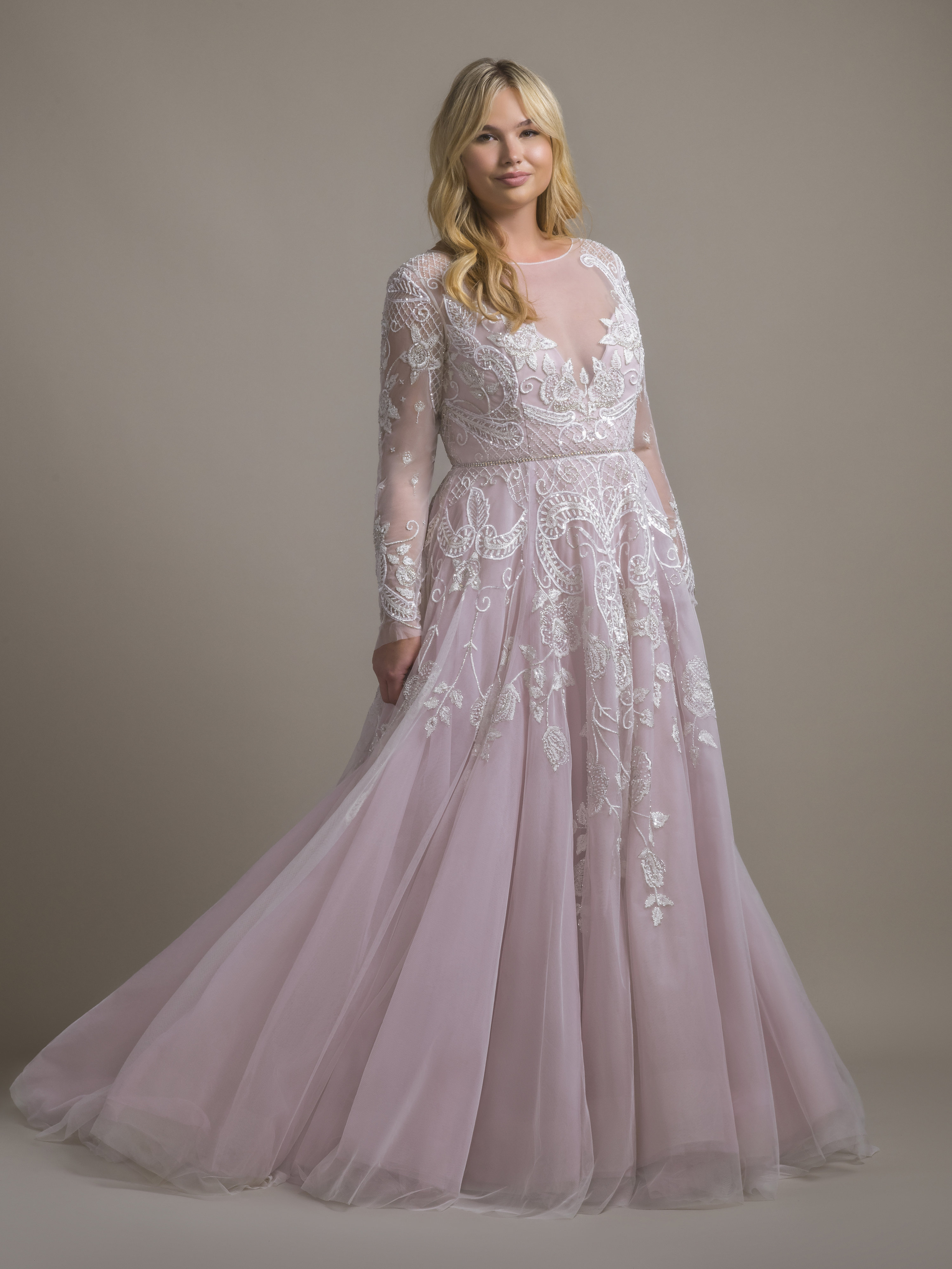 windsor pink lace dress