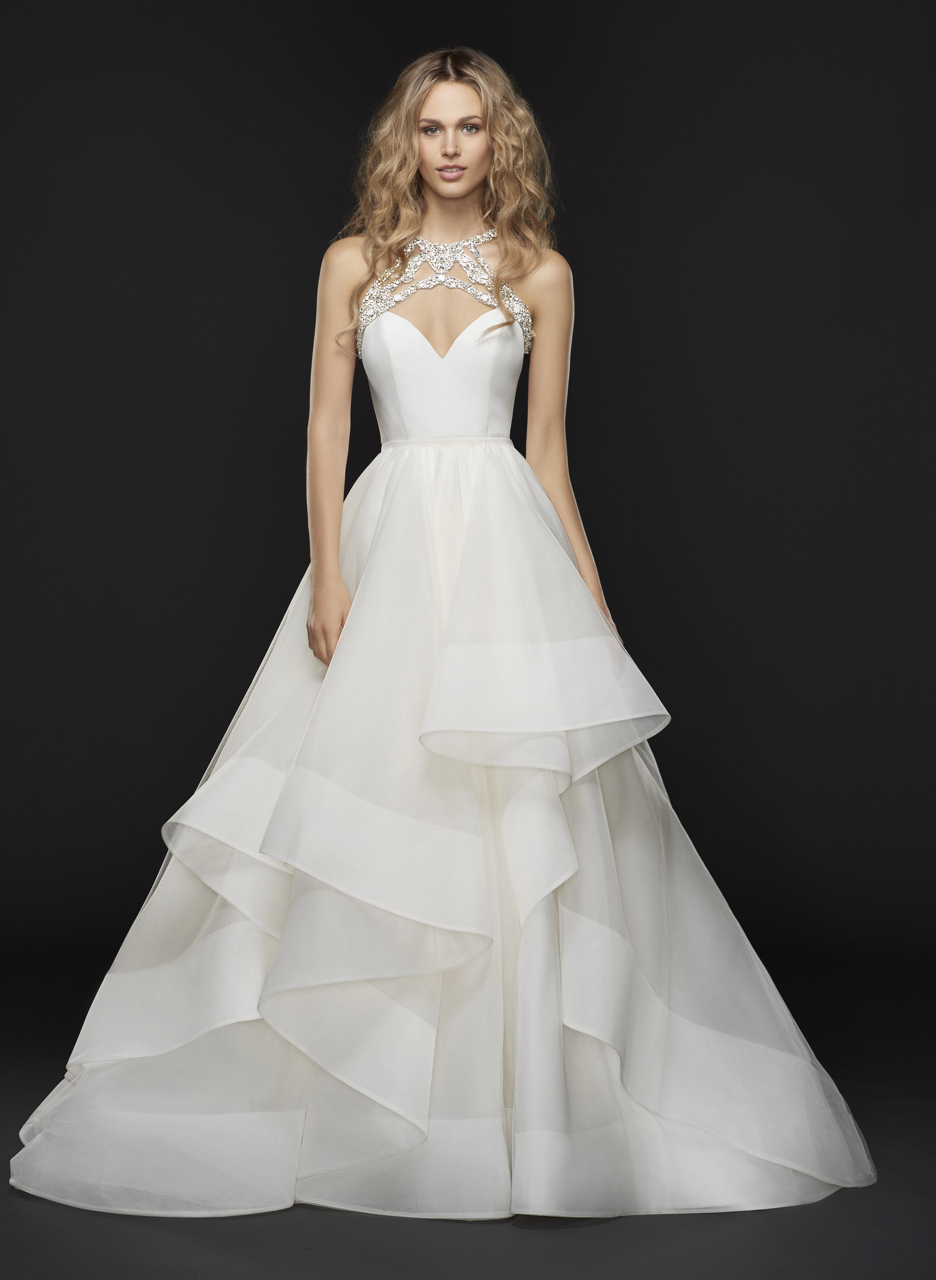 hayley paige dress with removable skirt