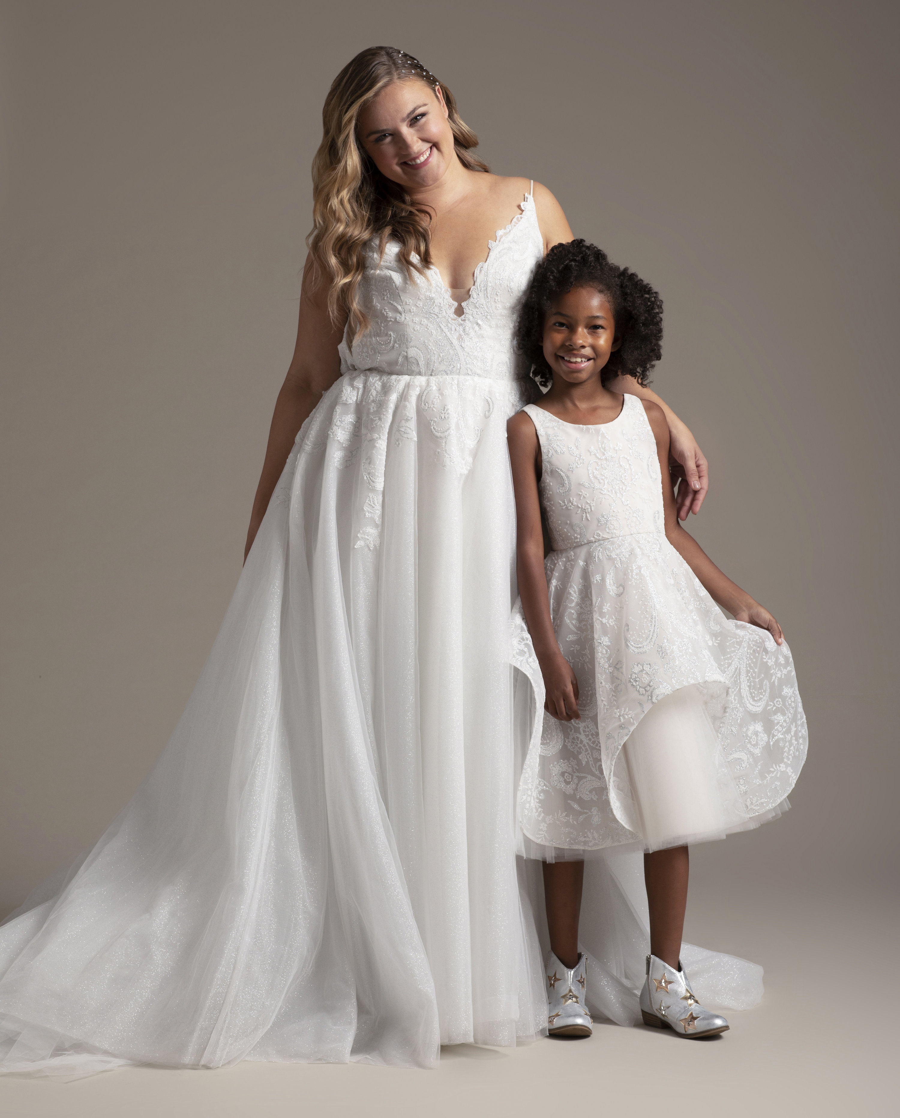 Hayley paige flower girl dress sale