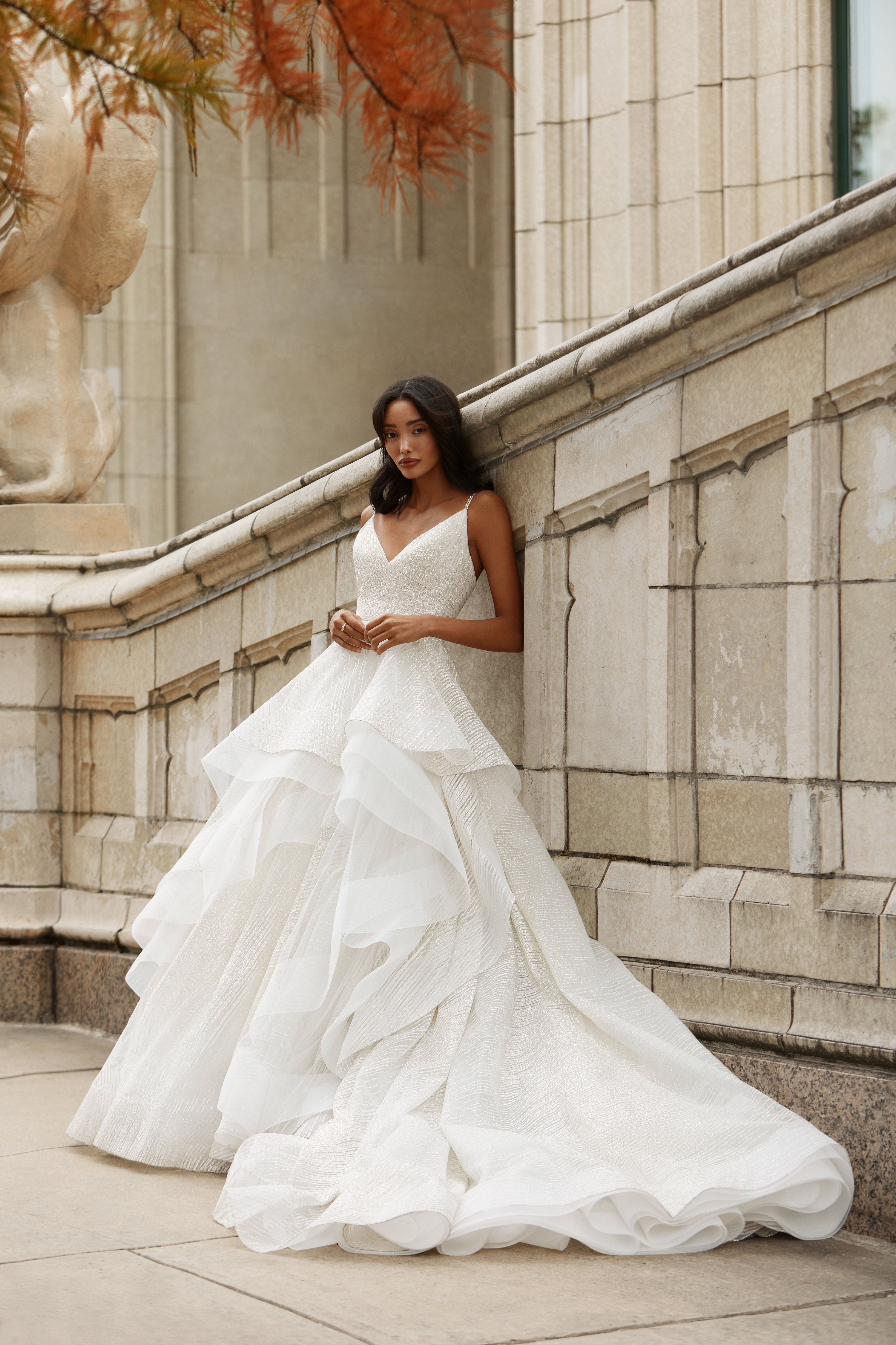 Lazaro wedding outlet dresses near me