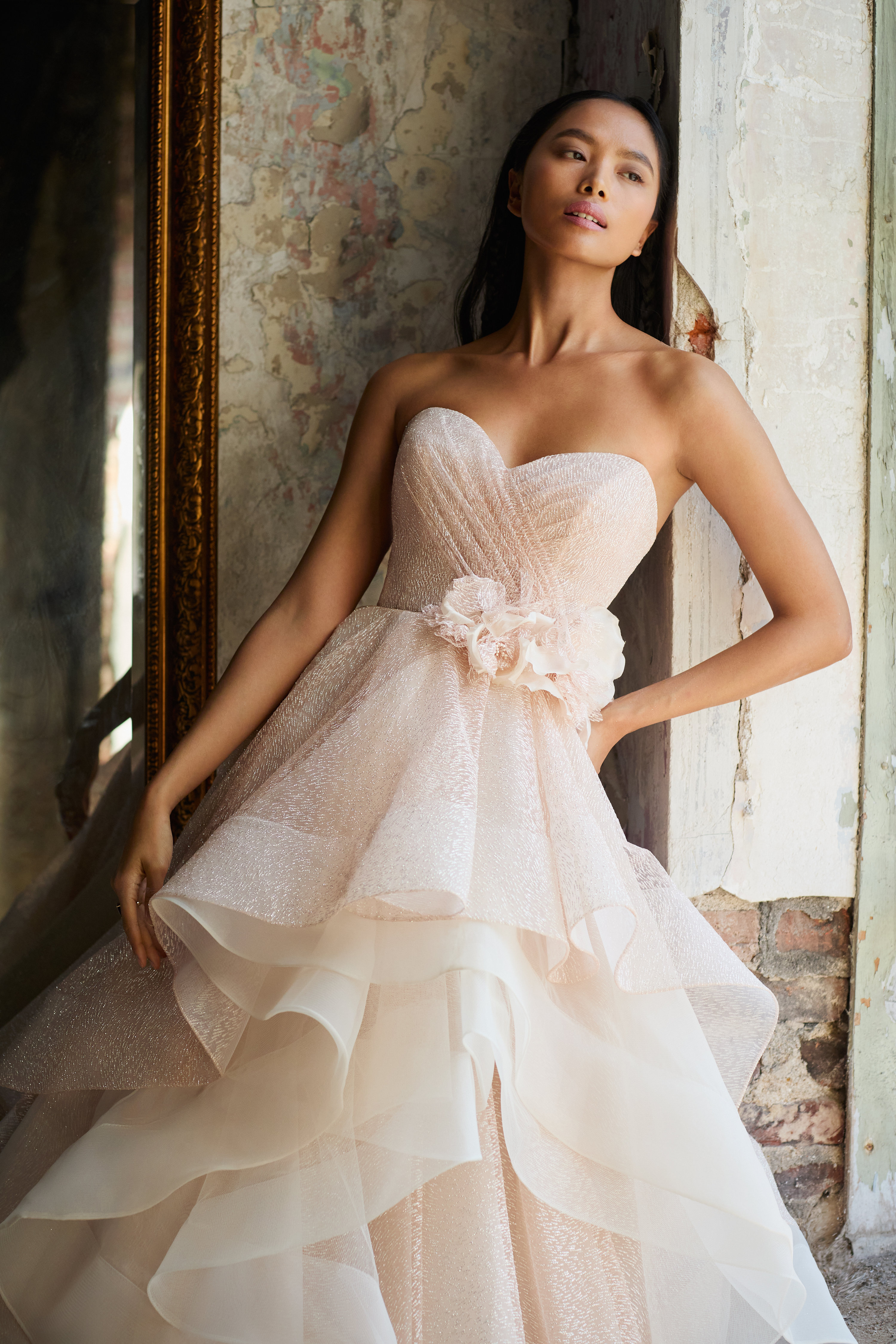 Lazaro tulle 2024 ball gown