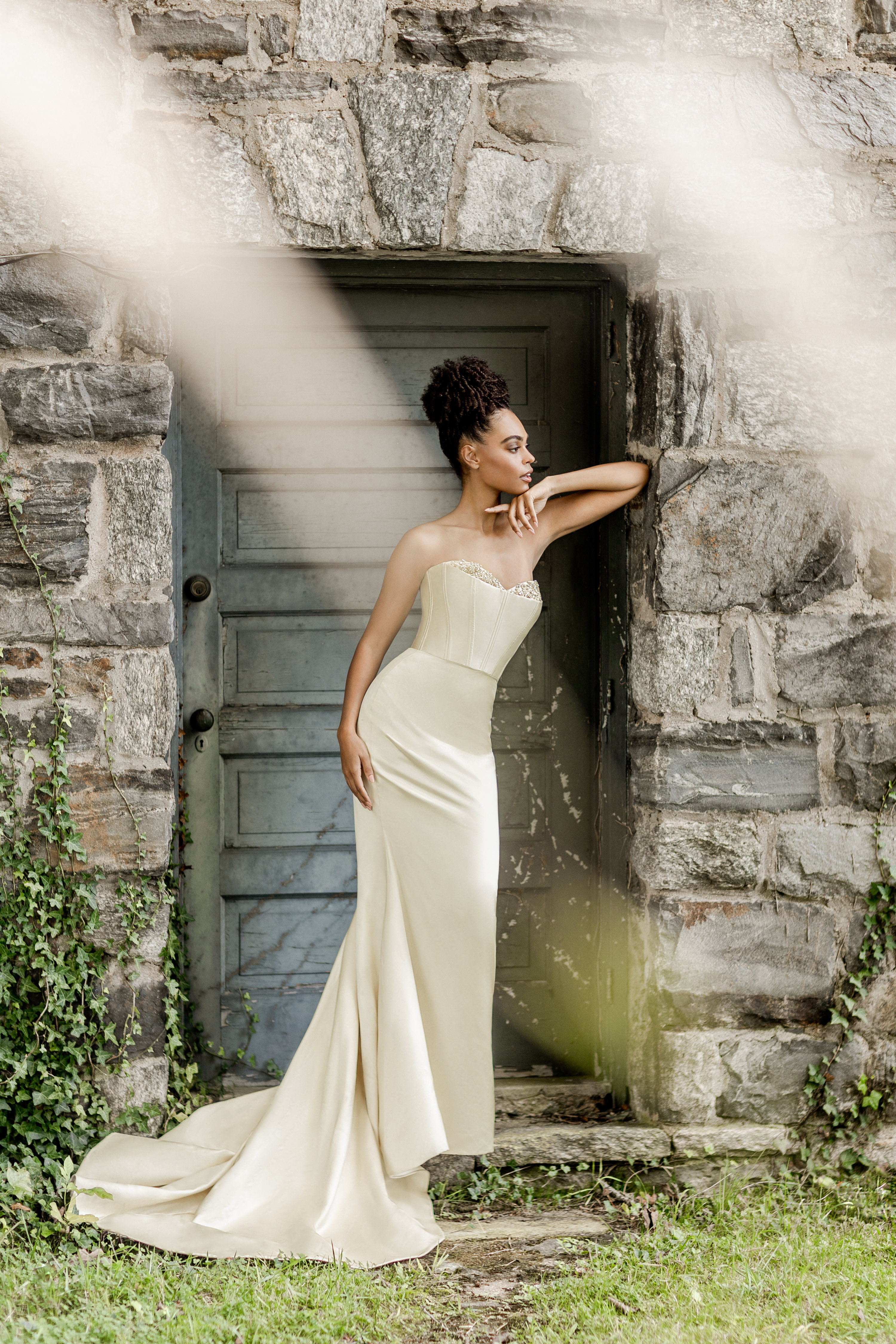 Lazaro Sheath Wedding Dress