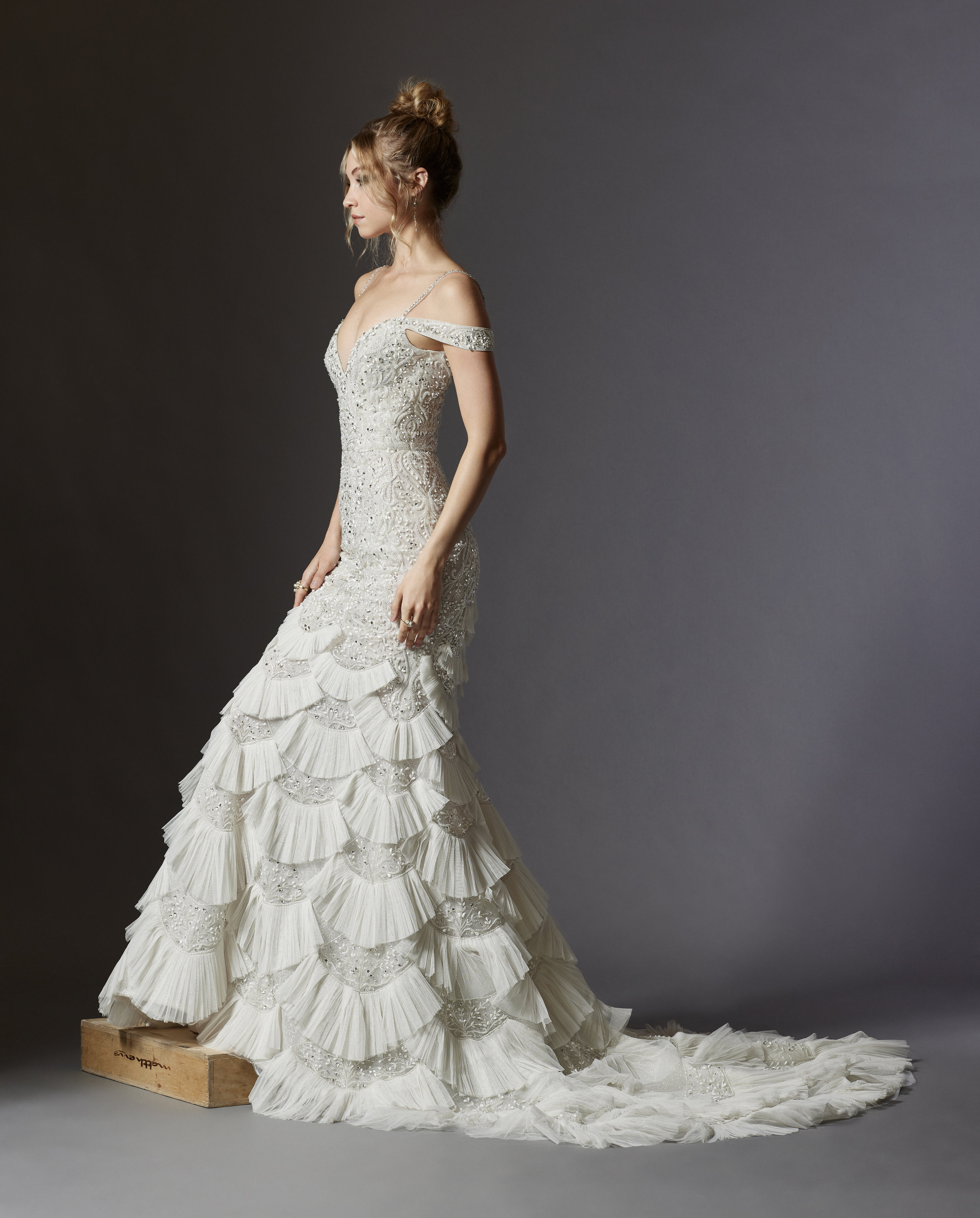 Lazaro bridal best sale