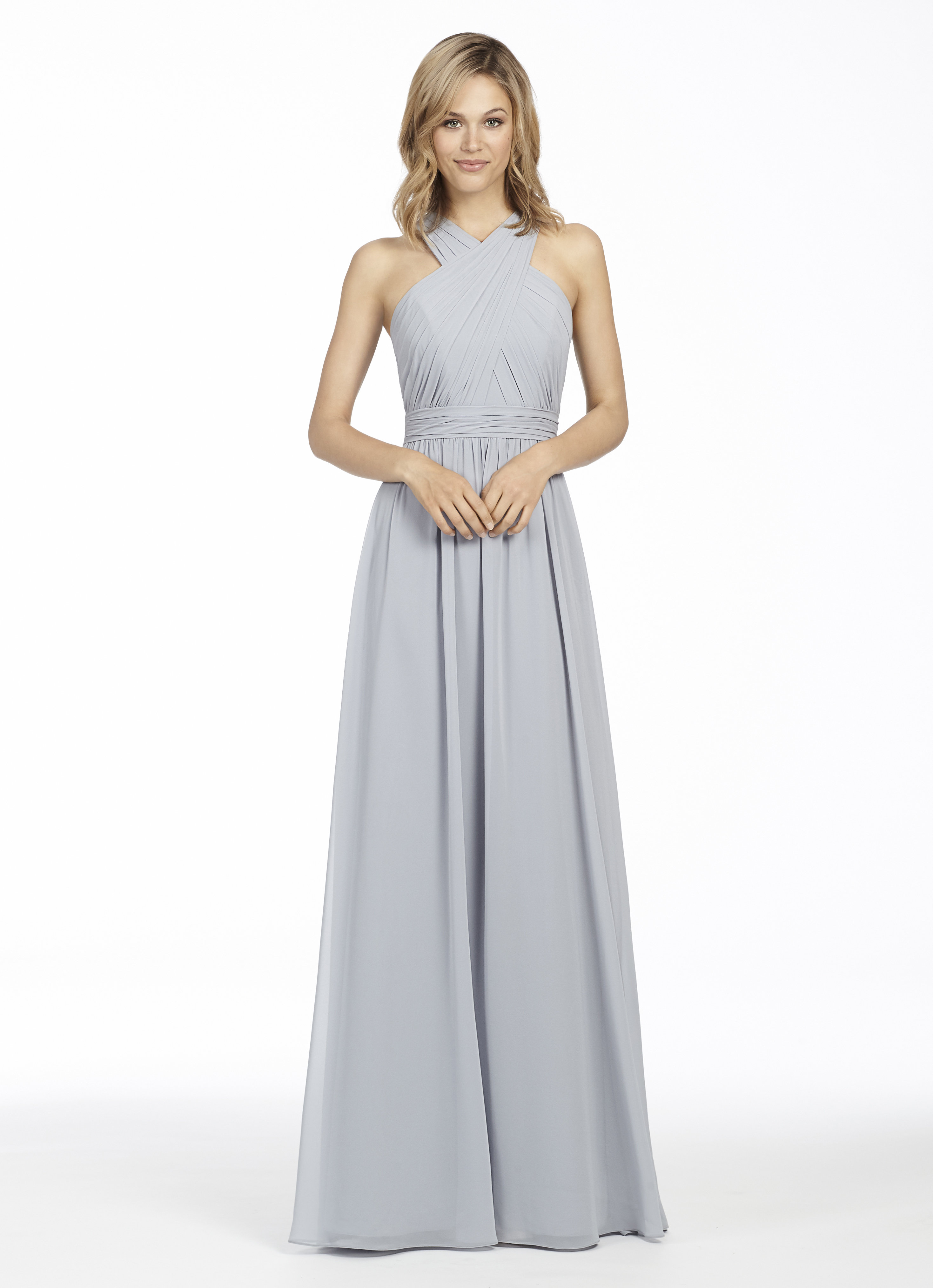 hayley paige chiffon bridesmaid dresses