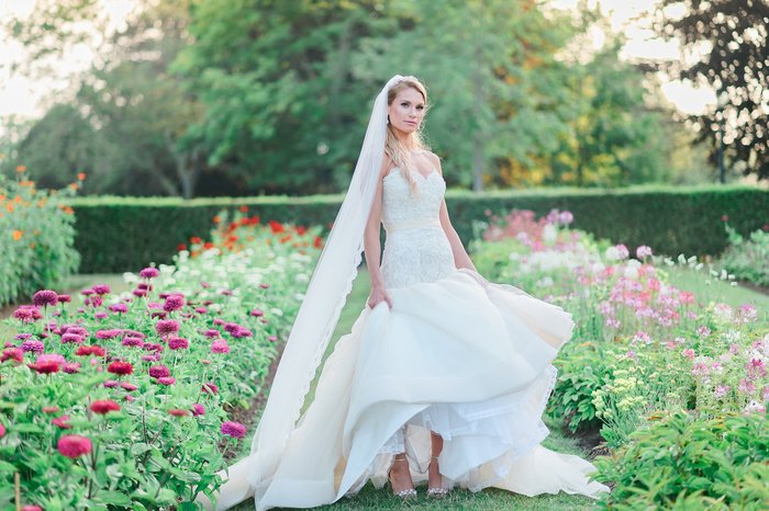 Bride in The Garden